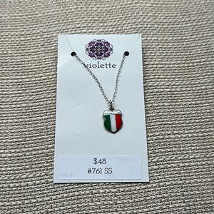 Handmade by Violette Grace Euro Travel Charm Necklace Italia #761
